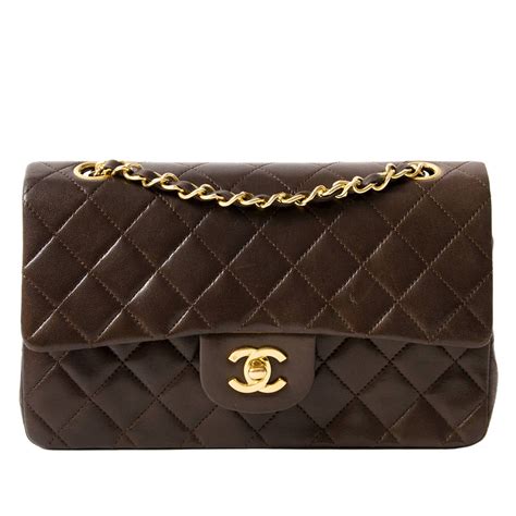 chanel mini flap brown|chanel classic flap small price.